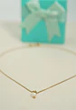 Collar ajustable Nerea perla de rio chapado en oro Riviere - Miniatura 2