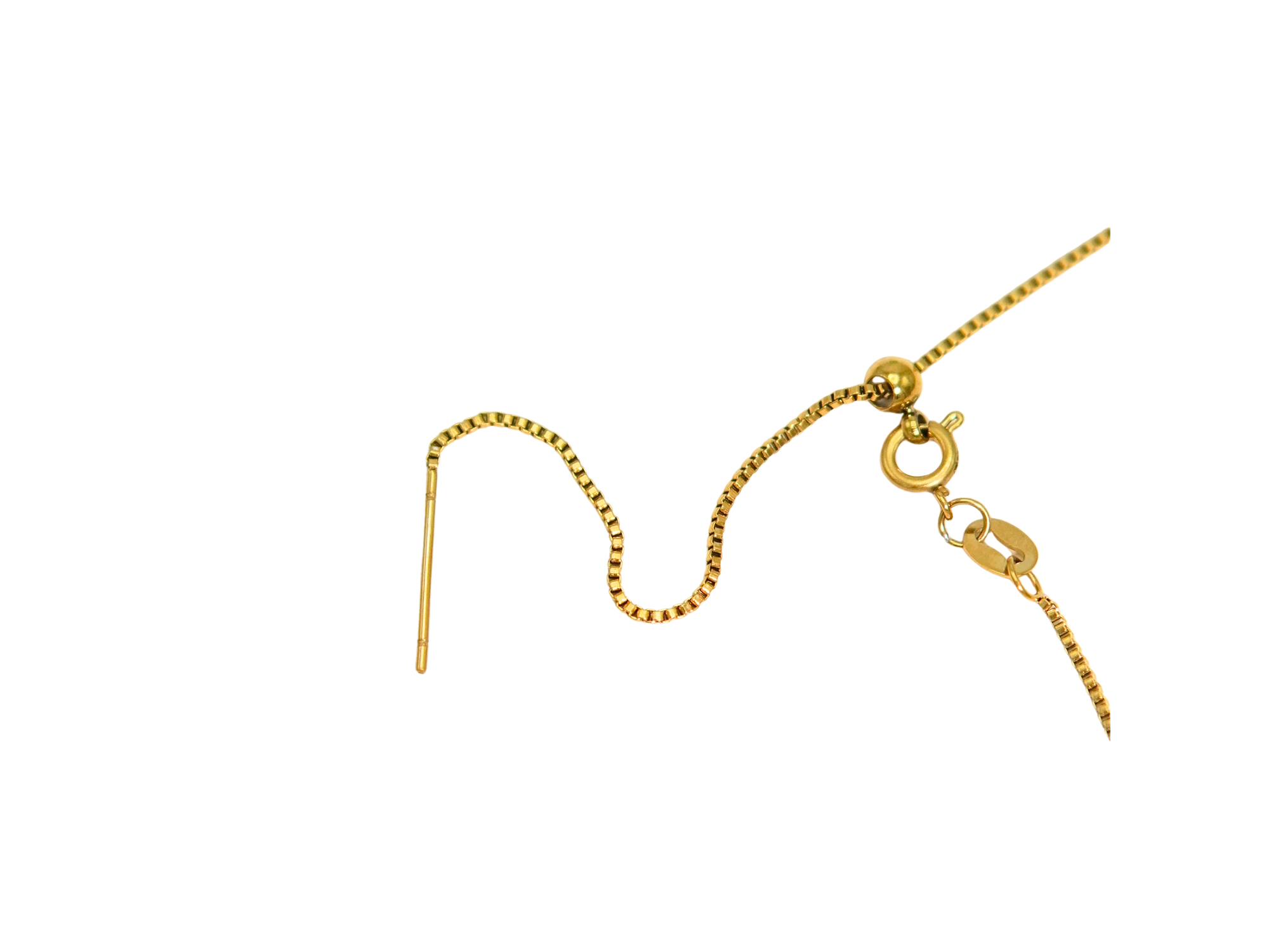 Collar ajustable Nerea perla de rio chapado en oro Riviere 11