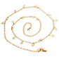 Collar largo 80cm ajustable Talasa zirconias y perlas chapado en oro Riviere - Miniatura 8