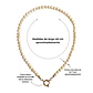 Gargantilla choker Cordelia perlas naturales de rio chapado en oro 18k Riviere - Miniatura 4