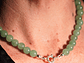 Gargantilla choker jade natural plata 925 Terranova - Miniatura 3