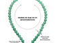 Gargantilla choker jade natural plata 925 Terranova - Miniatura 5