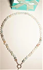 Gargantilla choker amazonita natural plata 925 Terranova - Miniatura 8