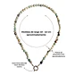 Gargantilla choker amazonita natural plata 925 Terranova - Miniatura 4