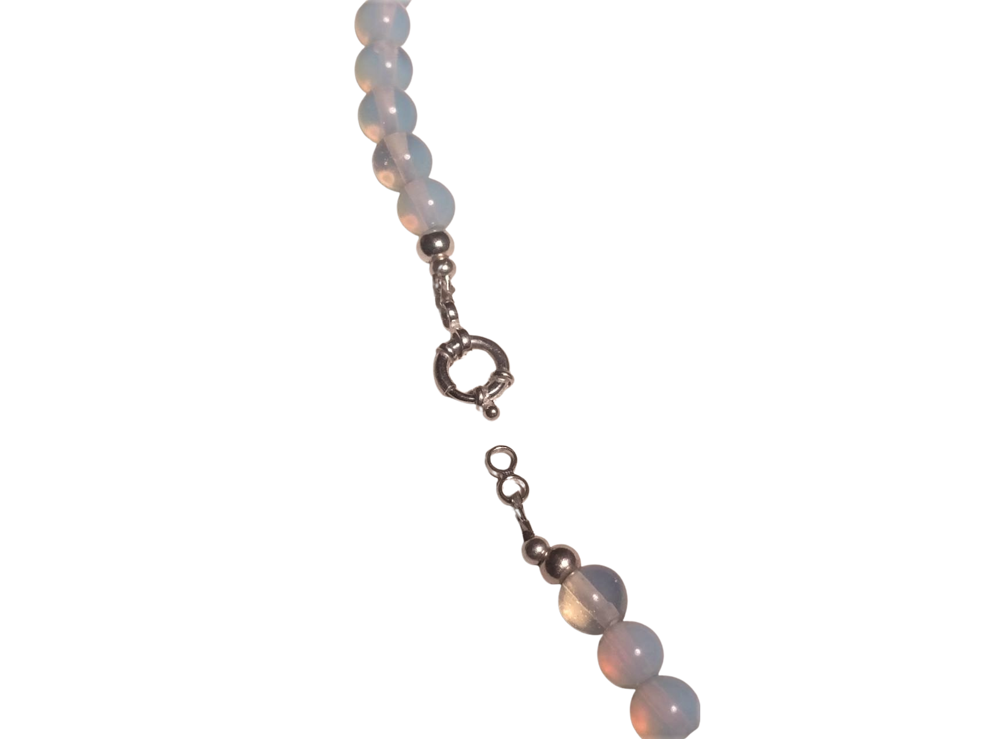 Gargantilla choker piedra luna natural plata 925 Terranova 7