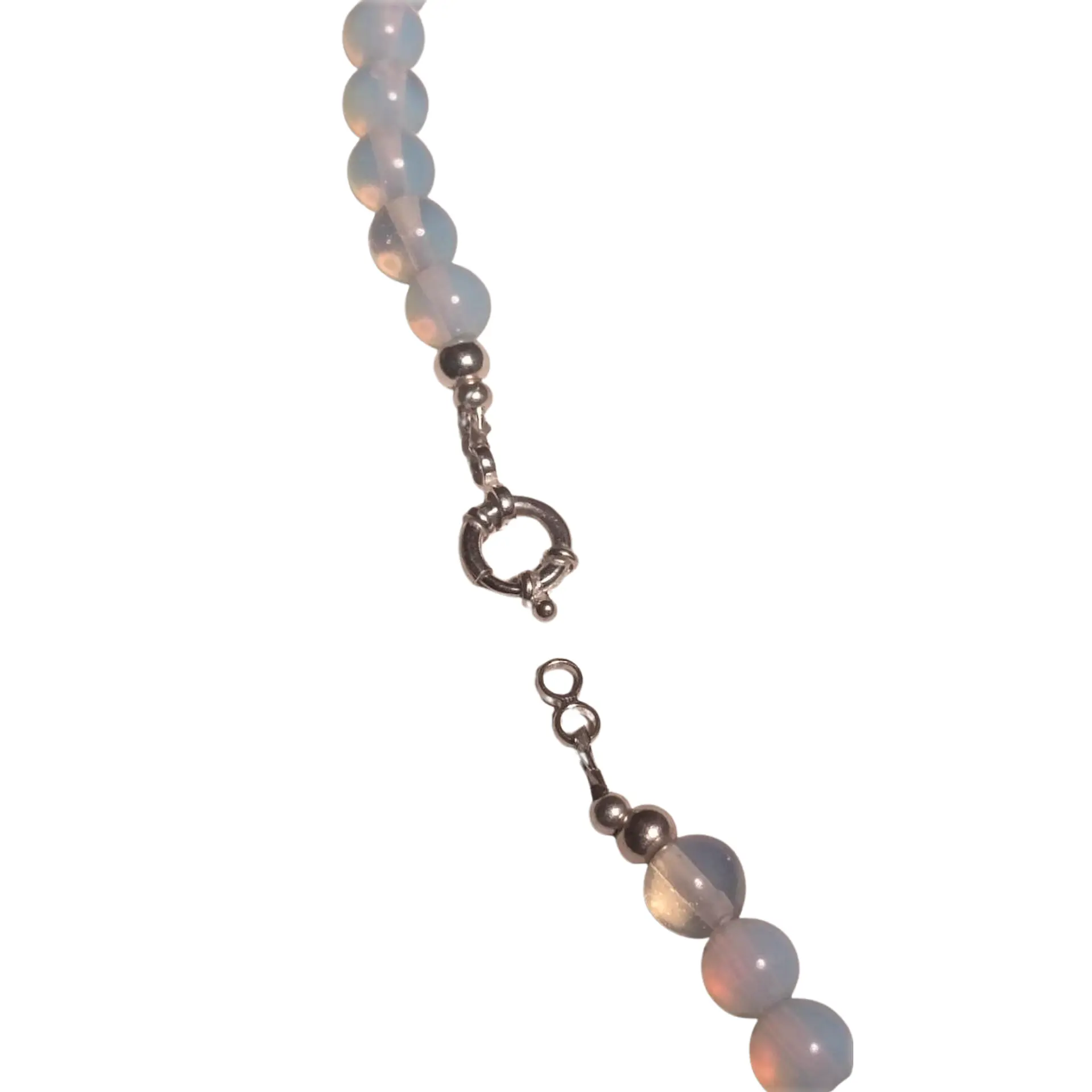 Gargantilla choker piedra luna natural plata 925 Terranova 7