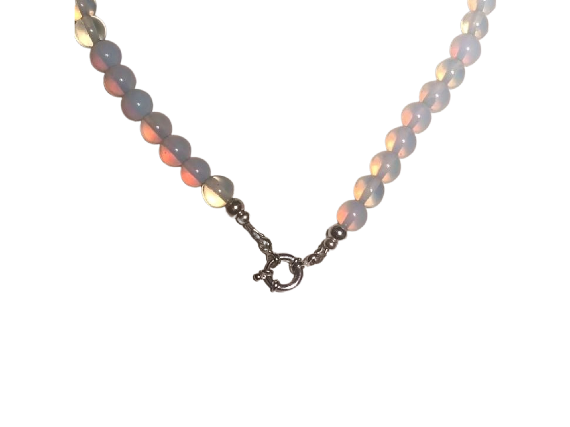 Gargantilla choker piedra luna natural plata 925 Terranova 10