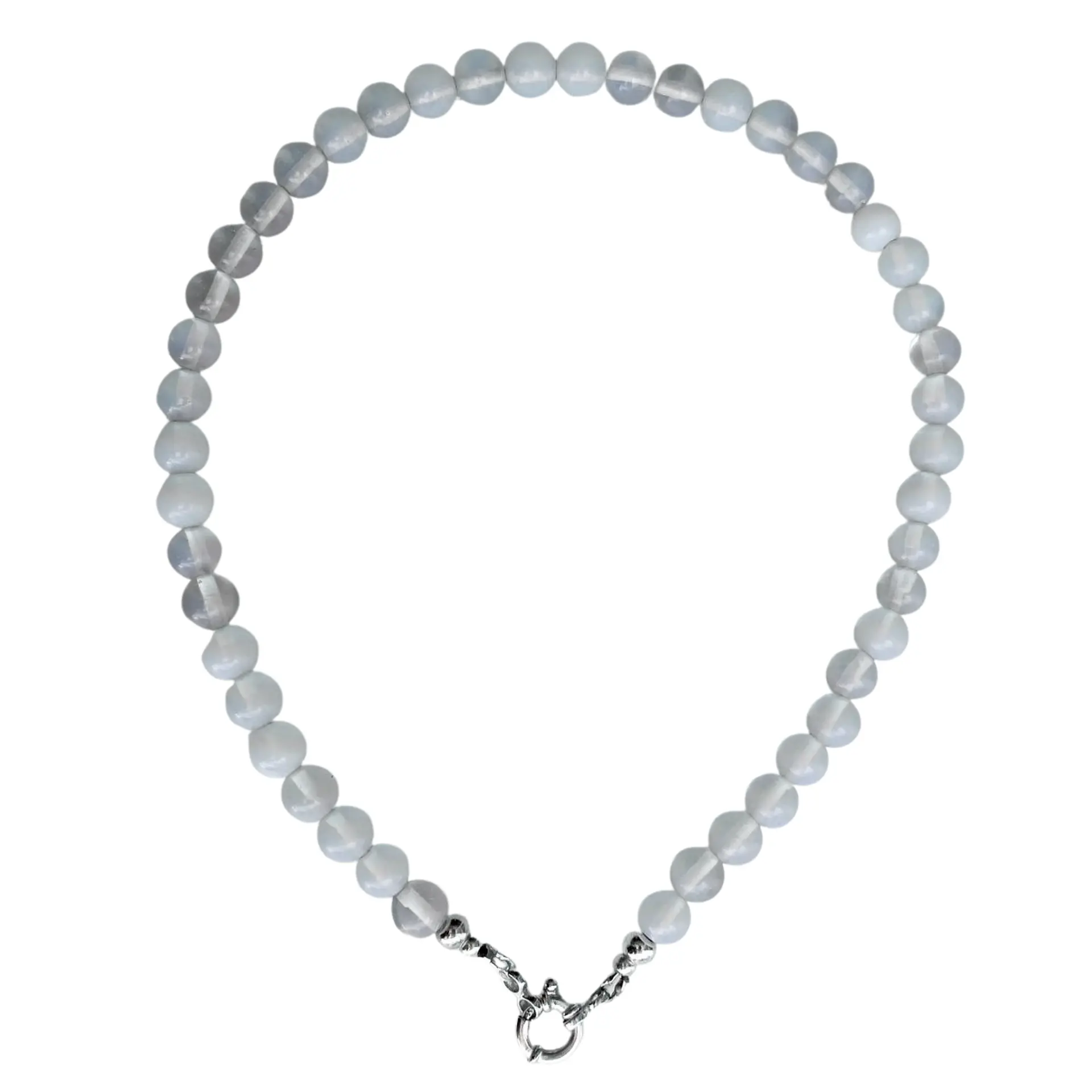 Gargantilla choker piedra luna natural plata 925 Terranova 1