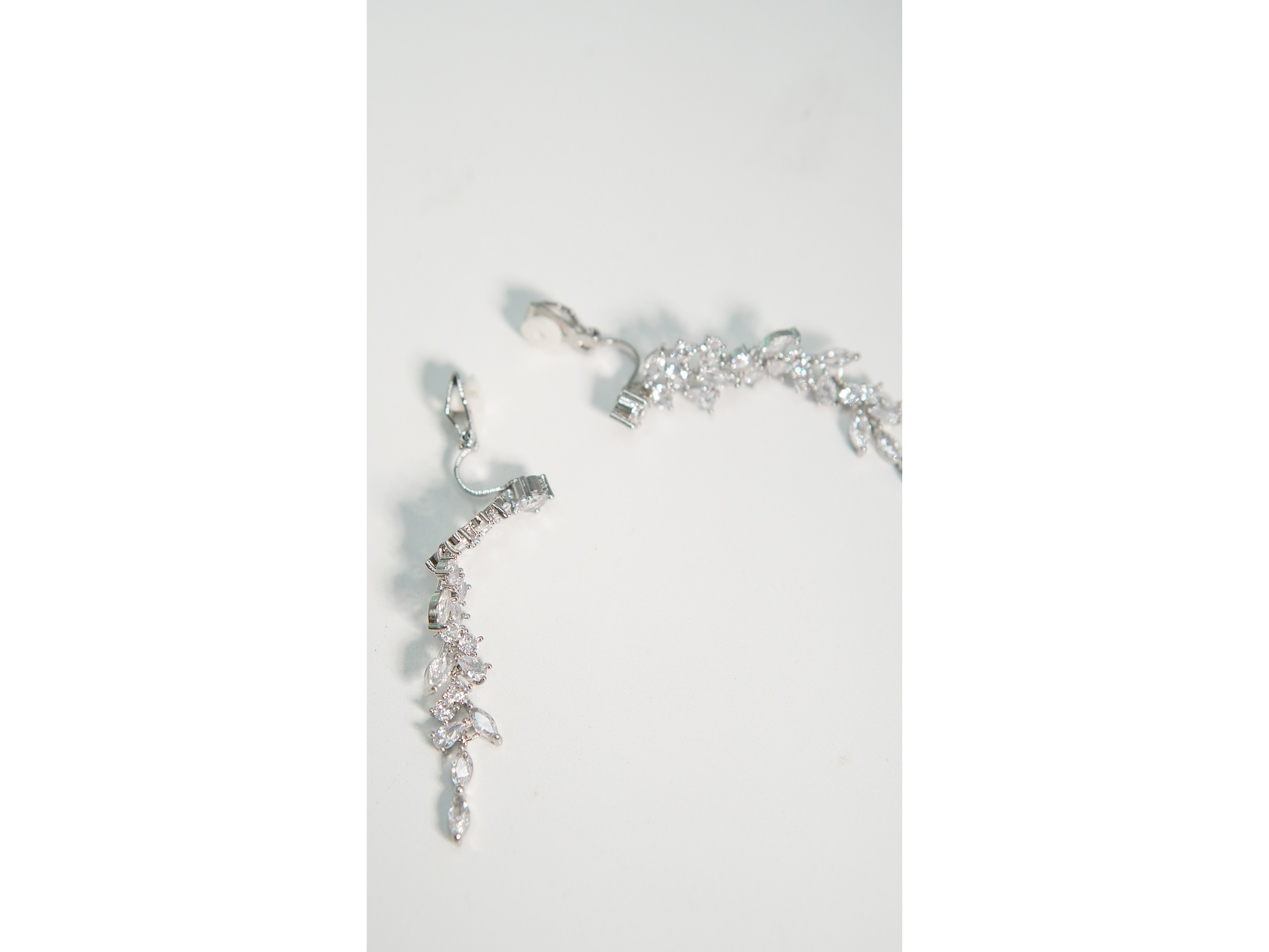 Aros largos Viviana sin perforacion zirconias fiesta 5