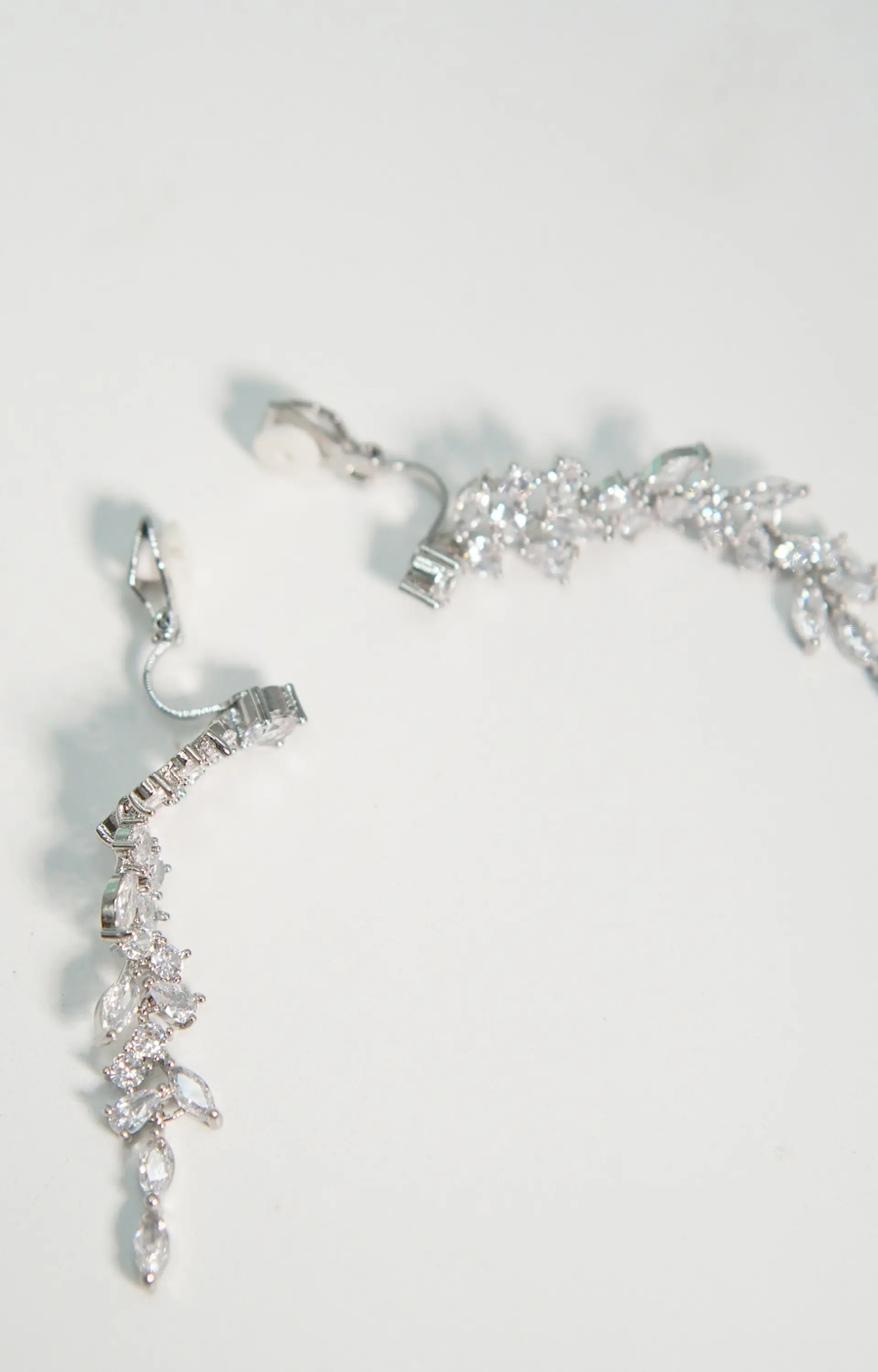 Aros largos Viviana sin perforacion zirconias fiesta 5