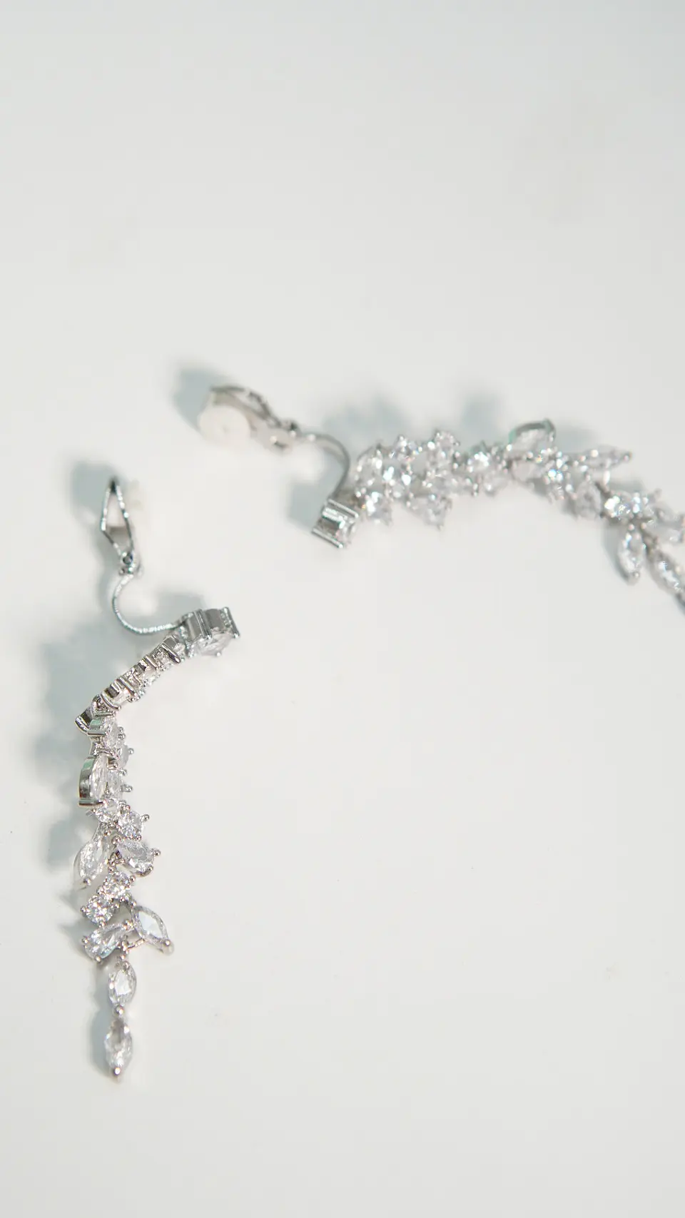 Aros largos Viviana sin perforacion zirconias fiesta 5