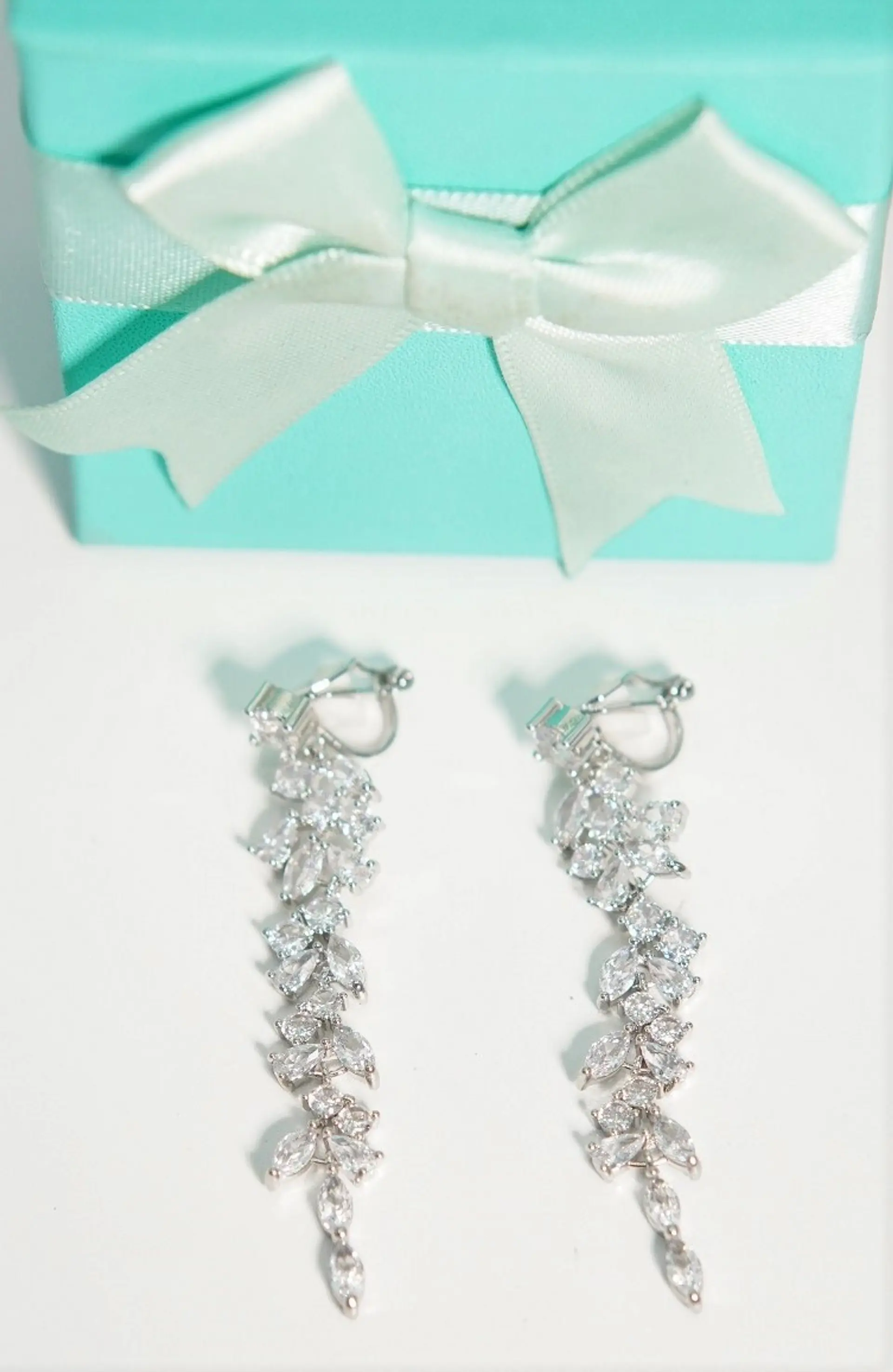 Aros largos Viviana sin perforacion zirconias fiesta 7