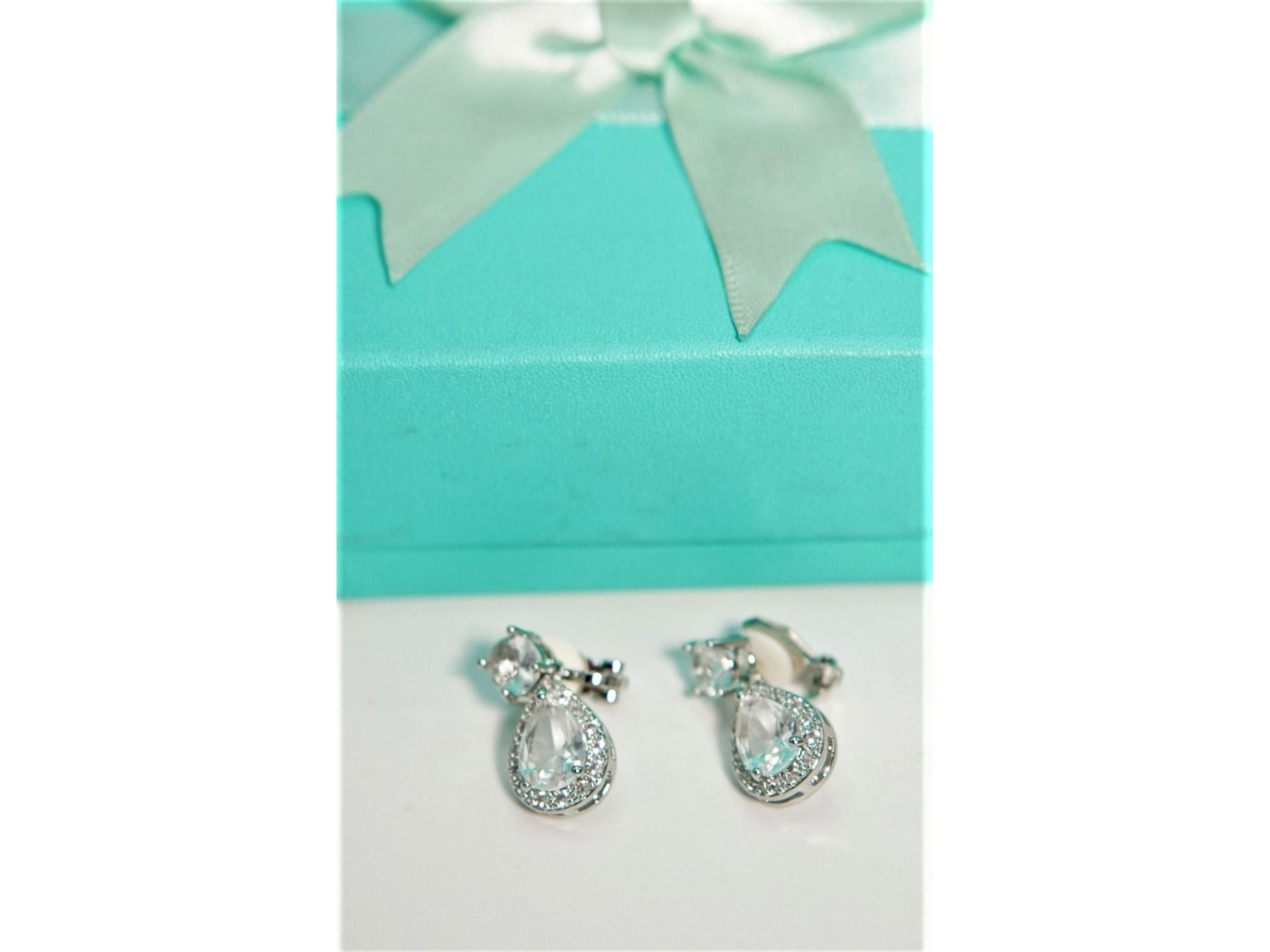 Aros largos sin perforacion Isabella elegantes zirconias 5