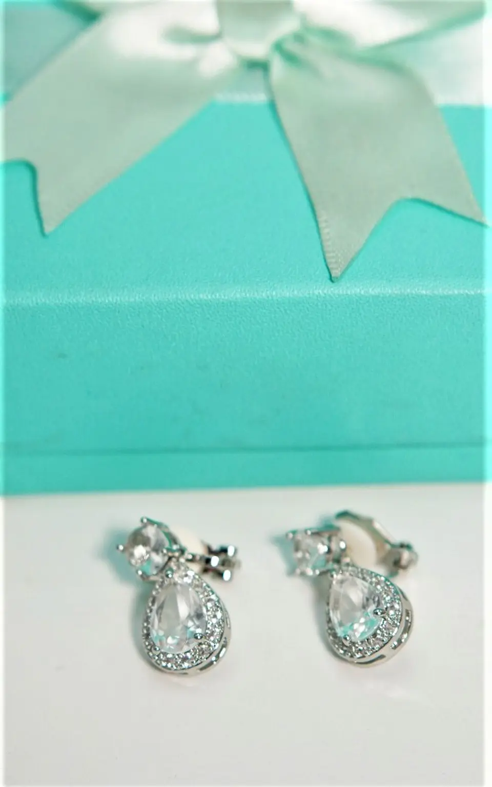 Aros largos sin perforacion Isabella elegantes zirconias 5