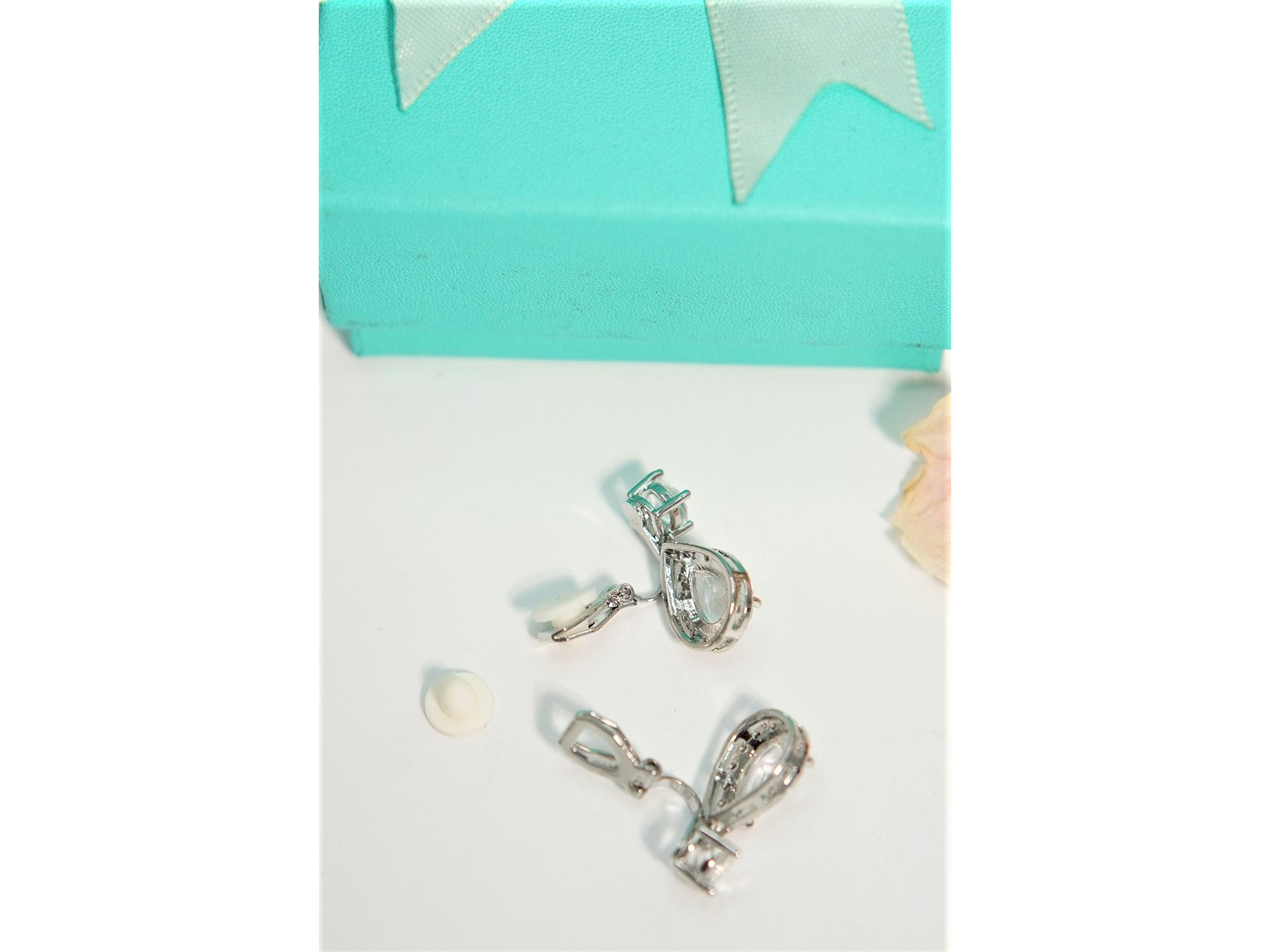 Aros largos sin perforacion Isabella elegantes zirconias 7