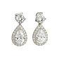 Aros largos sin perforacion Isabella elegantes zirconias - Miniatura 9