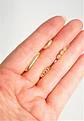 Pack de 4 argollas Gianna chapadas en oro 18k - Miniatura 5
