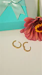 Argollas lisas Aura 12mm Titanio Astm F136 Chapado En Oro 18k - Miniatura 6