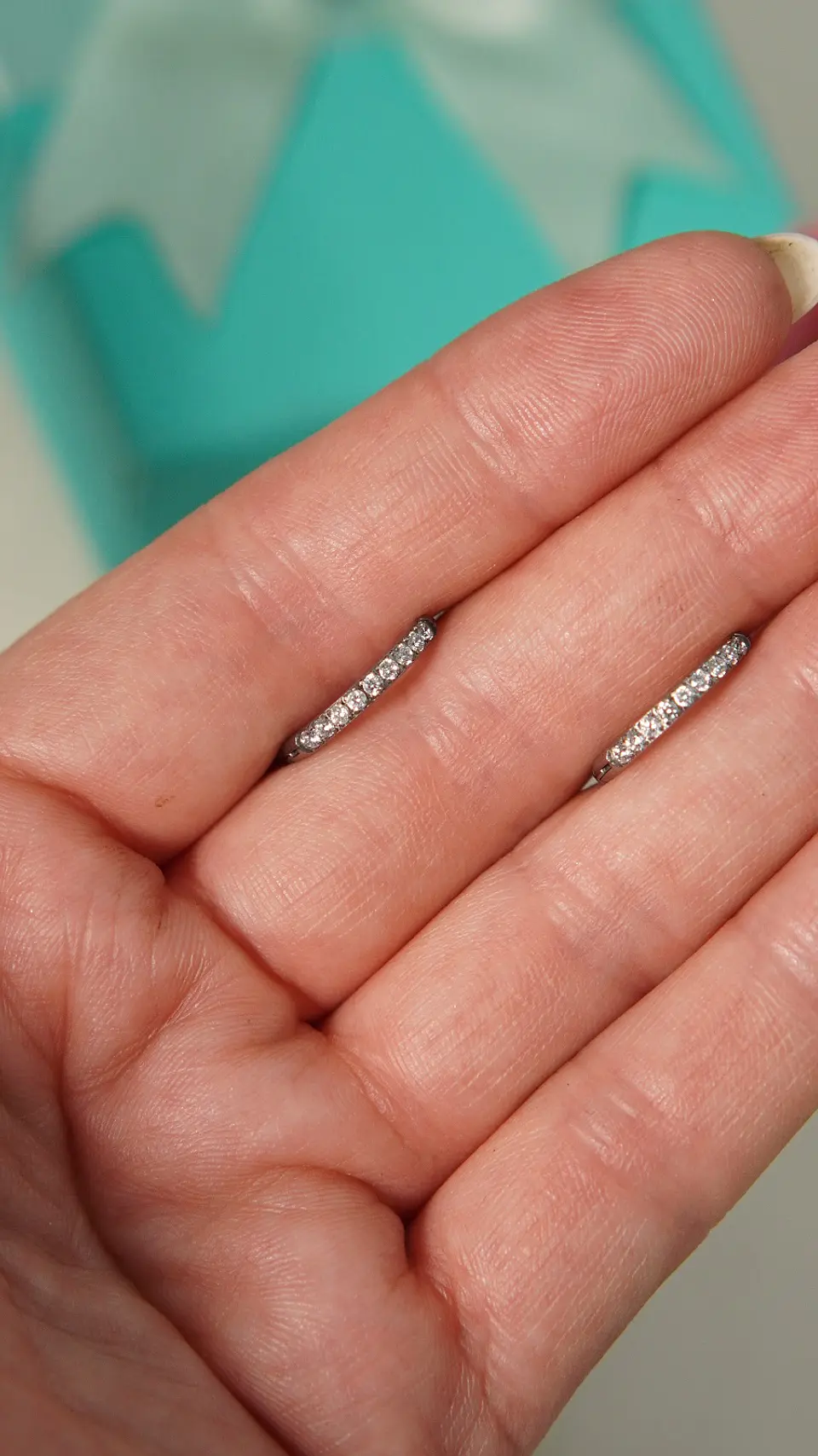 Argollas Aura Shine 12mm Titanio Astm F136 plateadas 9