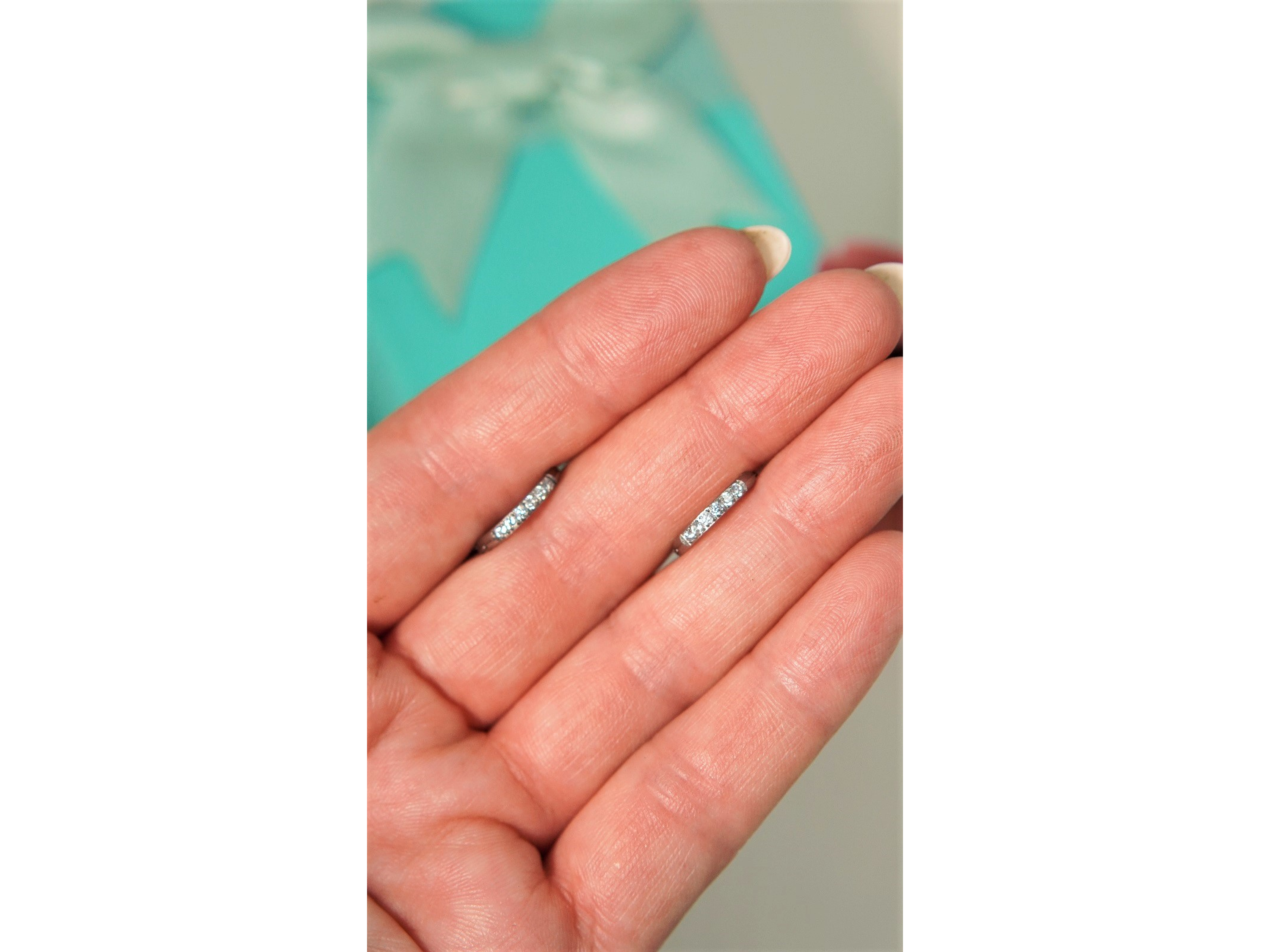 Argollas Aura Shine 10mm Titanio Astm F136 plateadas 3