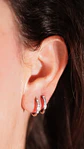 Argollas Aura Shine 10mm Titanio Astm F136 plateadas - Miniatura 6