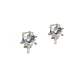 Aros Elizabeth sin perforacion punto de luz elegante plateados - Miniatura 6