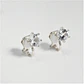 Aros Elizabeth sin perforacion punto de luz elegante plateados - Miniatura 10