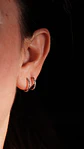 Argollas Aura Slim 10mm Zirconias titanio ASTM F136 cierre ballesta - Miniatura 2
