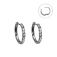 Argollas Aura Slim 10mm Zirconias titanio ASTM F136 cierre ballesta - Miniatura 1