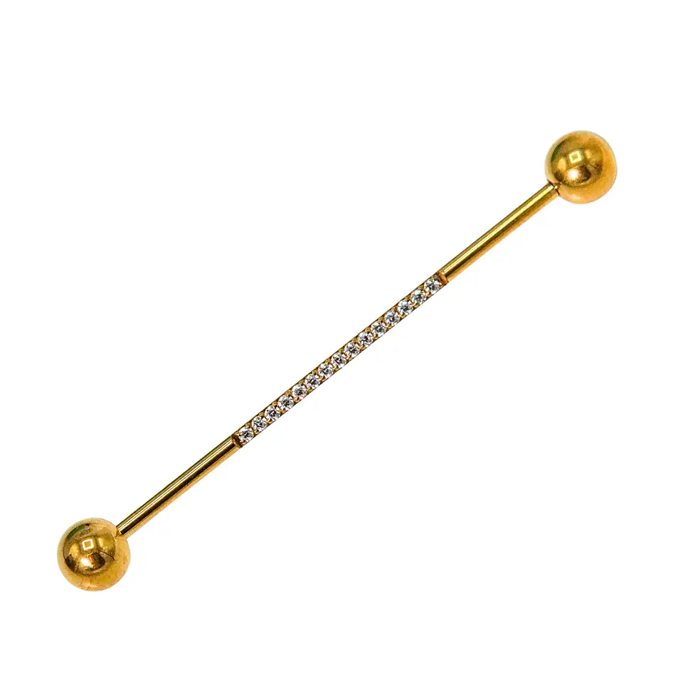 Piercing Industrial Lili 16G Titanio ASTM F-136 Zirconias  8