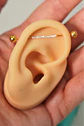 Piercing Industrial Lili 16G Titanio ASTM F-136 Zirconias  - Miniatura 6