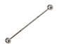 Piercing Industrial Titanio ASTM F-136 Plateado Zirconias - Miniatura 8