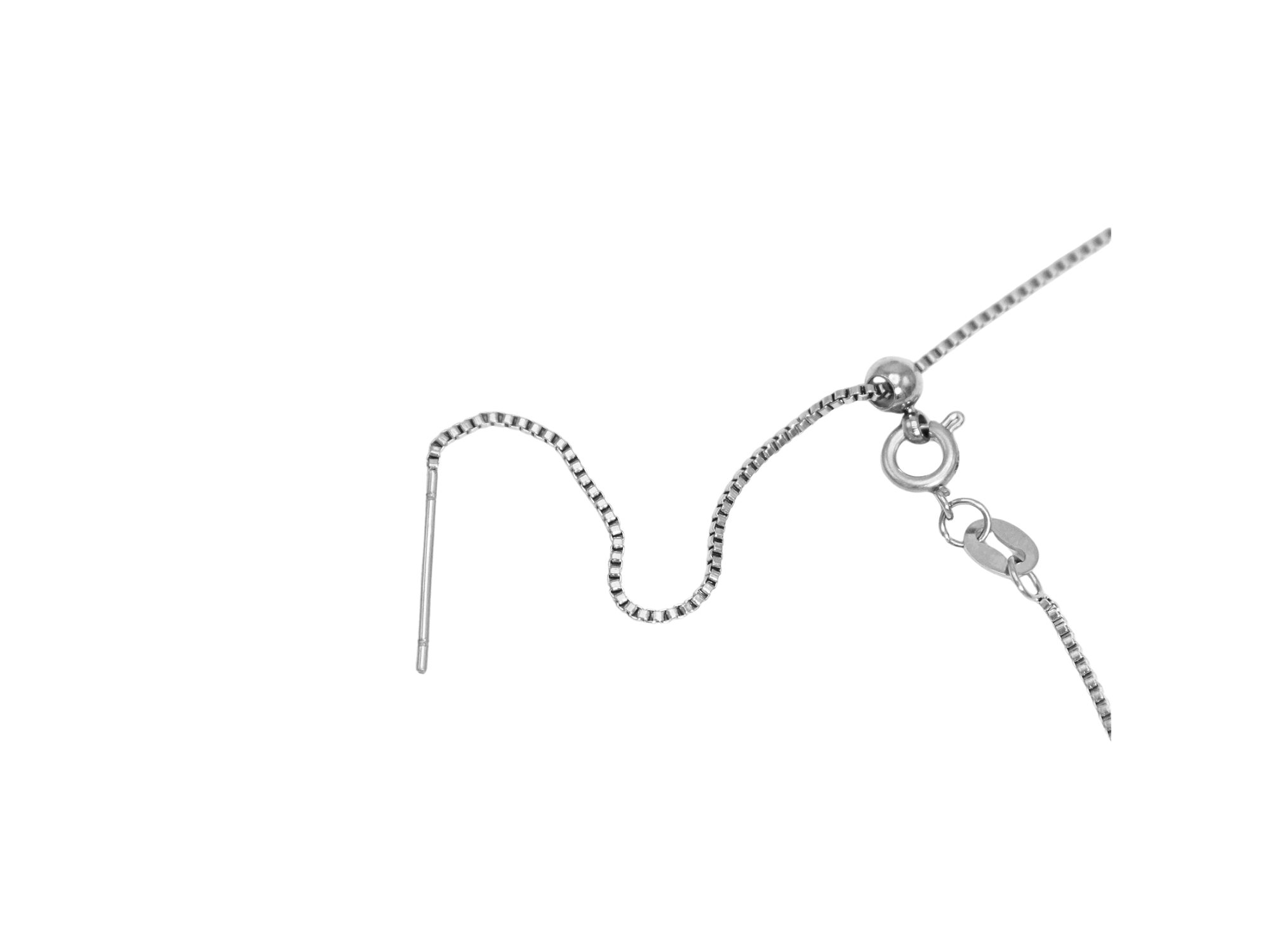 Collar ajustable Nerea perla de rio plateada Riviere 6