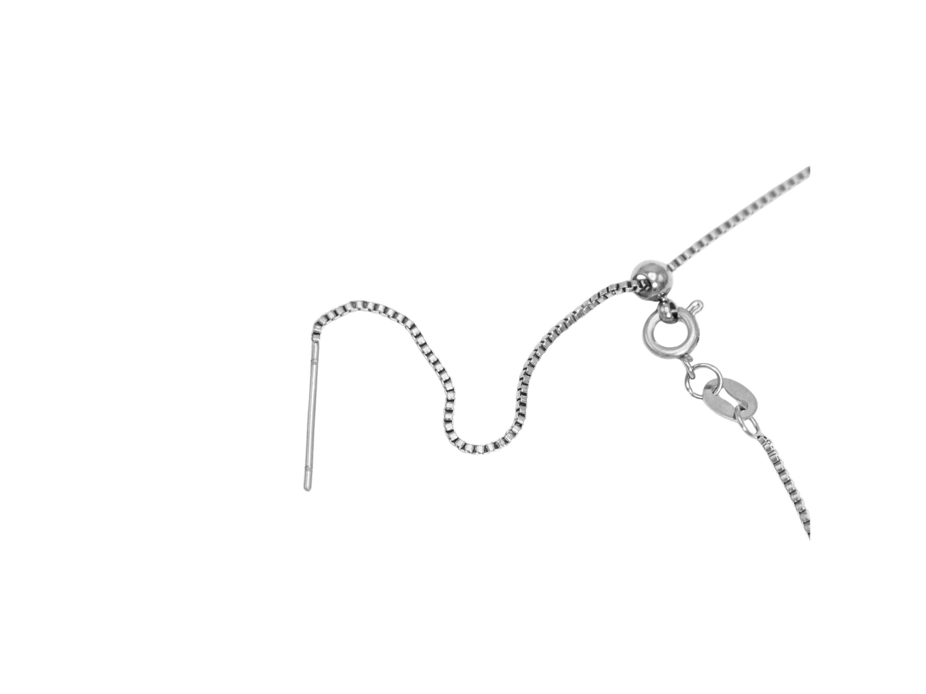 Collar ajustable Nerea perla de rio plateada Riviere 6