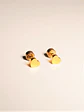 Aros abridores Elisa corazón seguro chapado en oro 18k - Miniatura 8