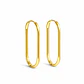 Argollas Aura Ovaladas Doradas Titanio ASTM F136 PVD Oro 18K 20G - Miniatura 7