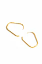 Argollas Aura Ovaladas Doradas Titanio ASTM F136 PVD Oro 18K 20G - Miniatura 9