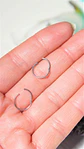 Argollas Clicker 10mm 18g Acero Quirurgico Plateadas Ligeras - Miniatura 6