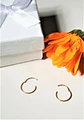 Argollas Clicker 10mm 18g Acero Quirurgico Chapadas En Oro 18k - Miniatura 9
