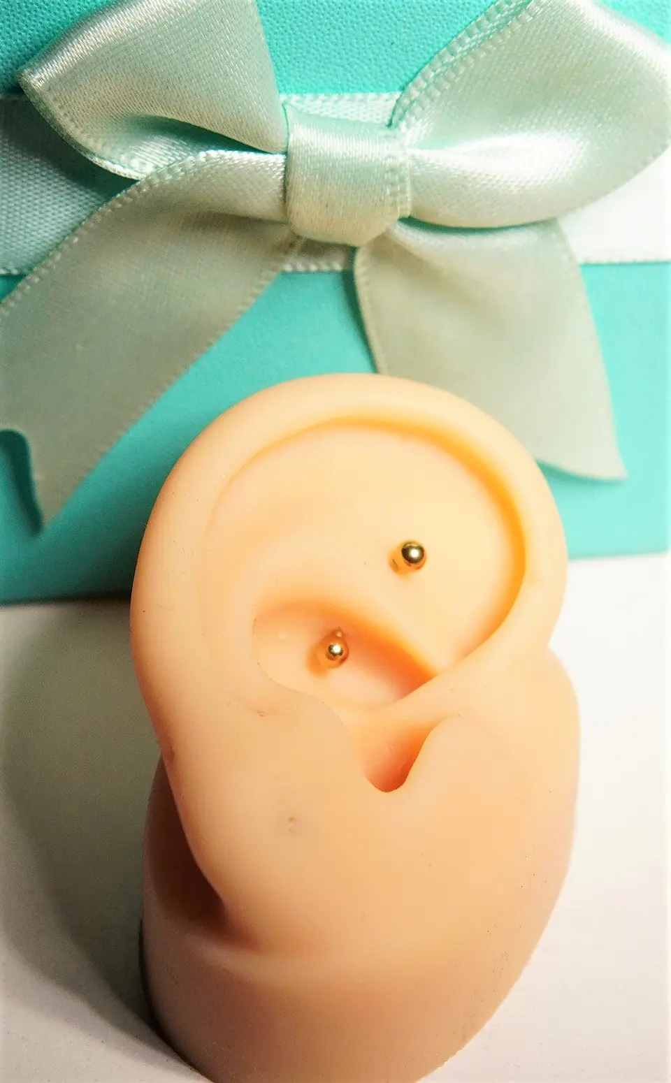 Piercing Rook Sienna Titanio 16G Barra Curva 8 mm 2