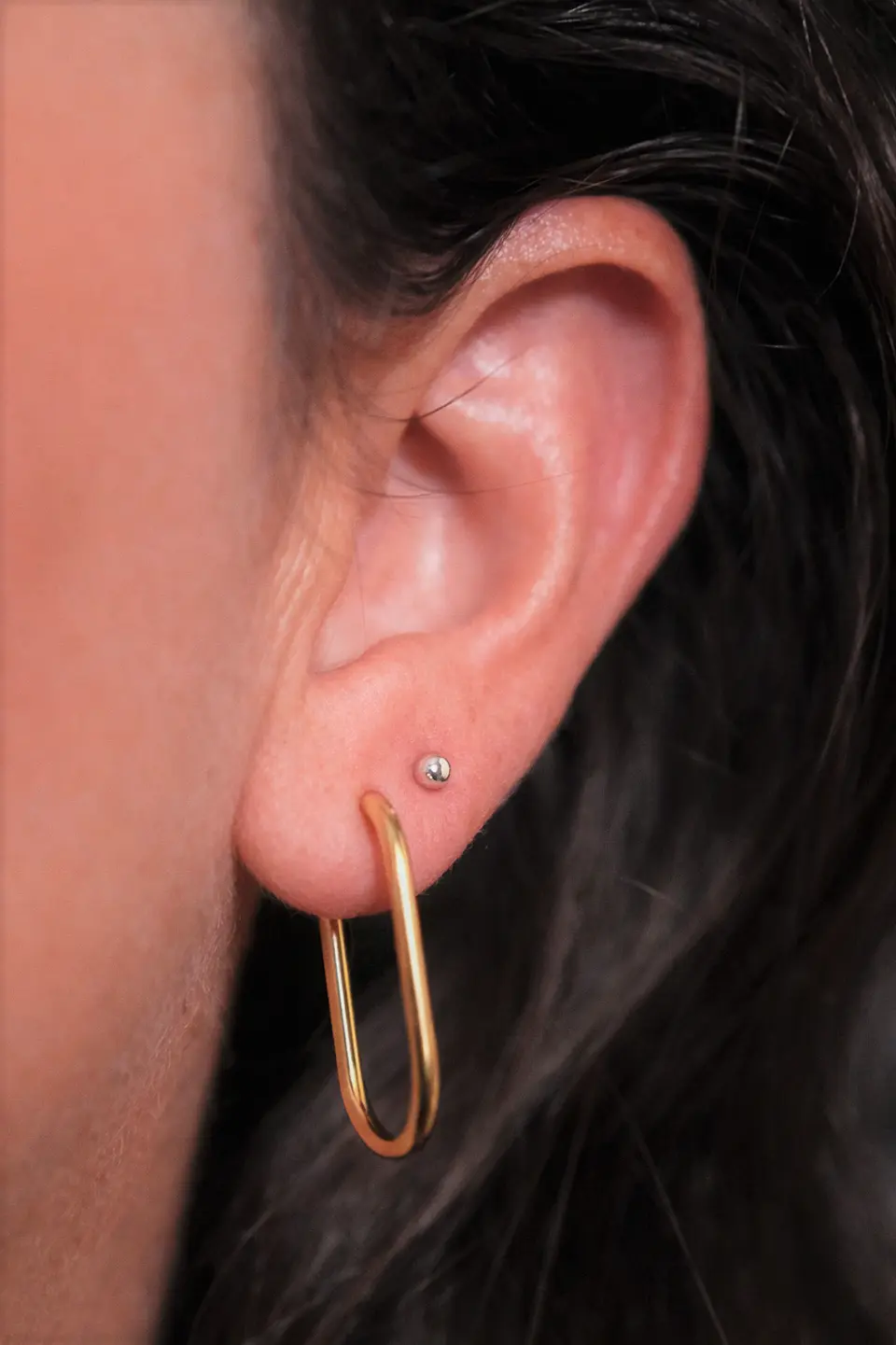 Aros esfera de seguridad Gigi titanio F136 barra larga 9mm 10