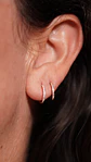 Argollas Emma 10mm 16G titanio ASTM f136 zirconias PVD - Miniatura 10