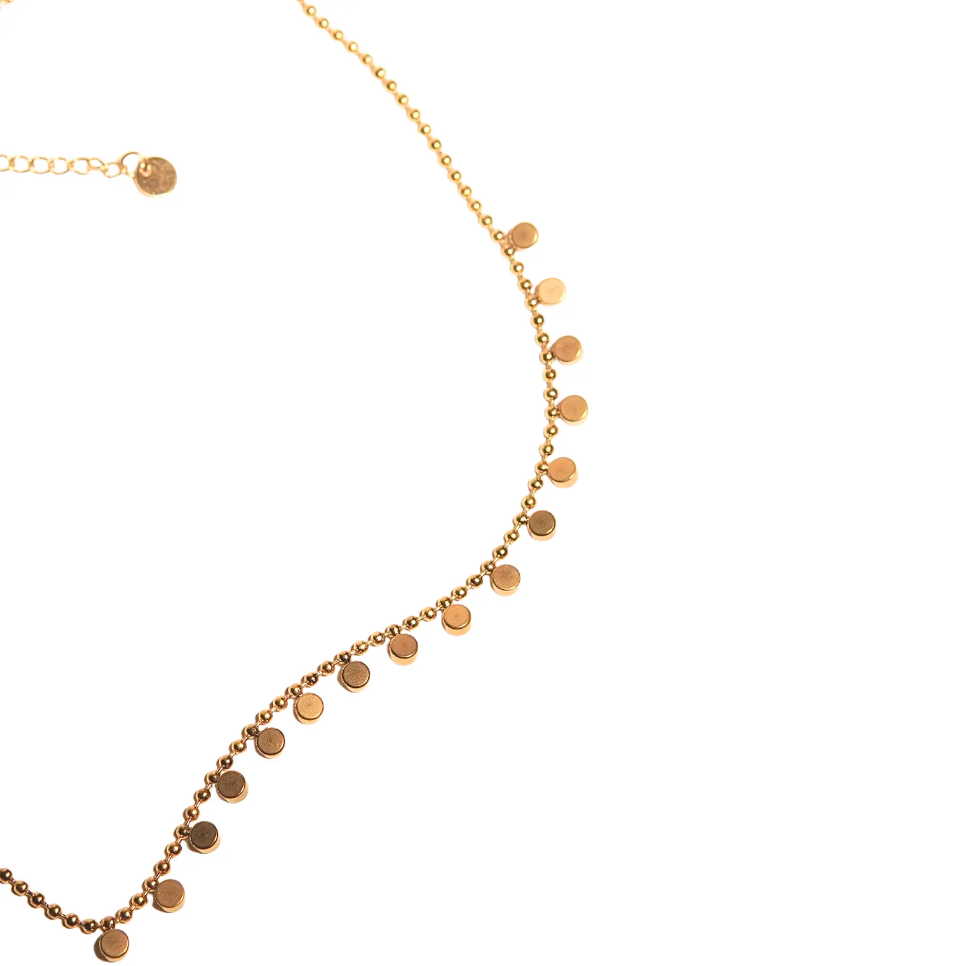 Colgante Oliva chapado en oro 18k zirconias cubicas 6
