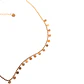 Colgante Oliva chapado en oro 18k zirconias cubicas - Miniatura 6