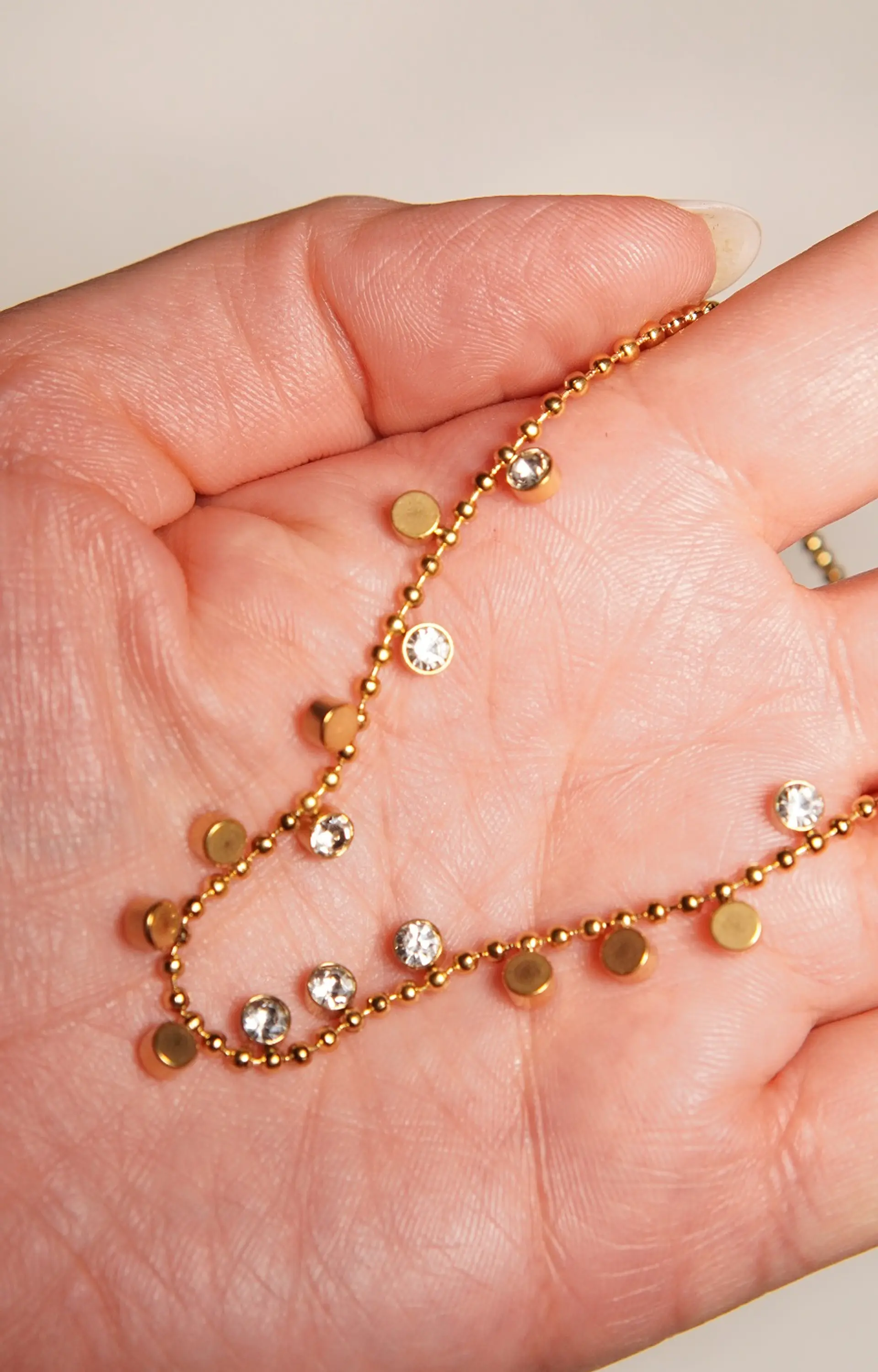 Colgante Oliva chapado en oro 18k zirconias cubicas 8