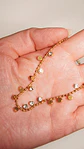 Colgante Oliva chapado en oro 18k zirconias cubicas - Miniatura 8