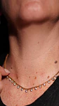 Colgante Oliva chapado en oro 18k zirconias cubicas - Miniatura 5