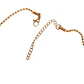 Colgante Oliva chapado en oro 18k zirconias cubicas - Miniatura 7