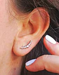Piercing Labret Lucilla Astm F136 Titanio Zirconia 8mm - Miniatura 2