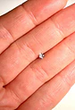 Piercing nostril 20G tipo L 3mm titanio ASTM F136 cesta - Miniatura 8